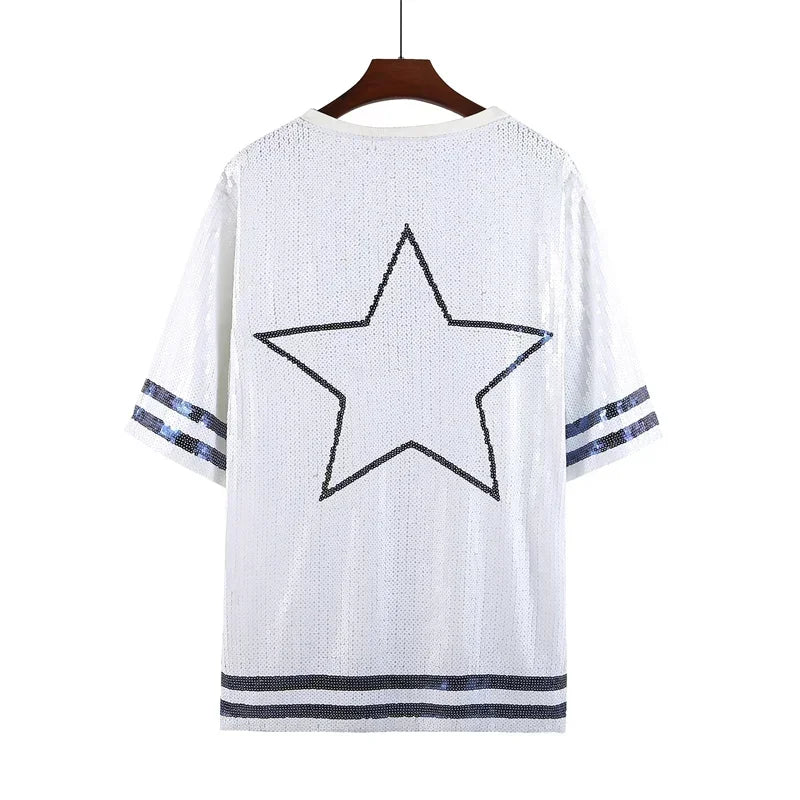 Dallas Cowboys Sparkly Sequin Dress  Bombshell Boutique LV