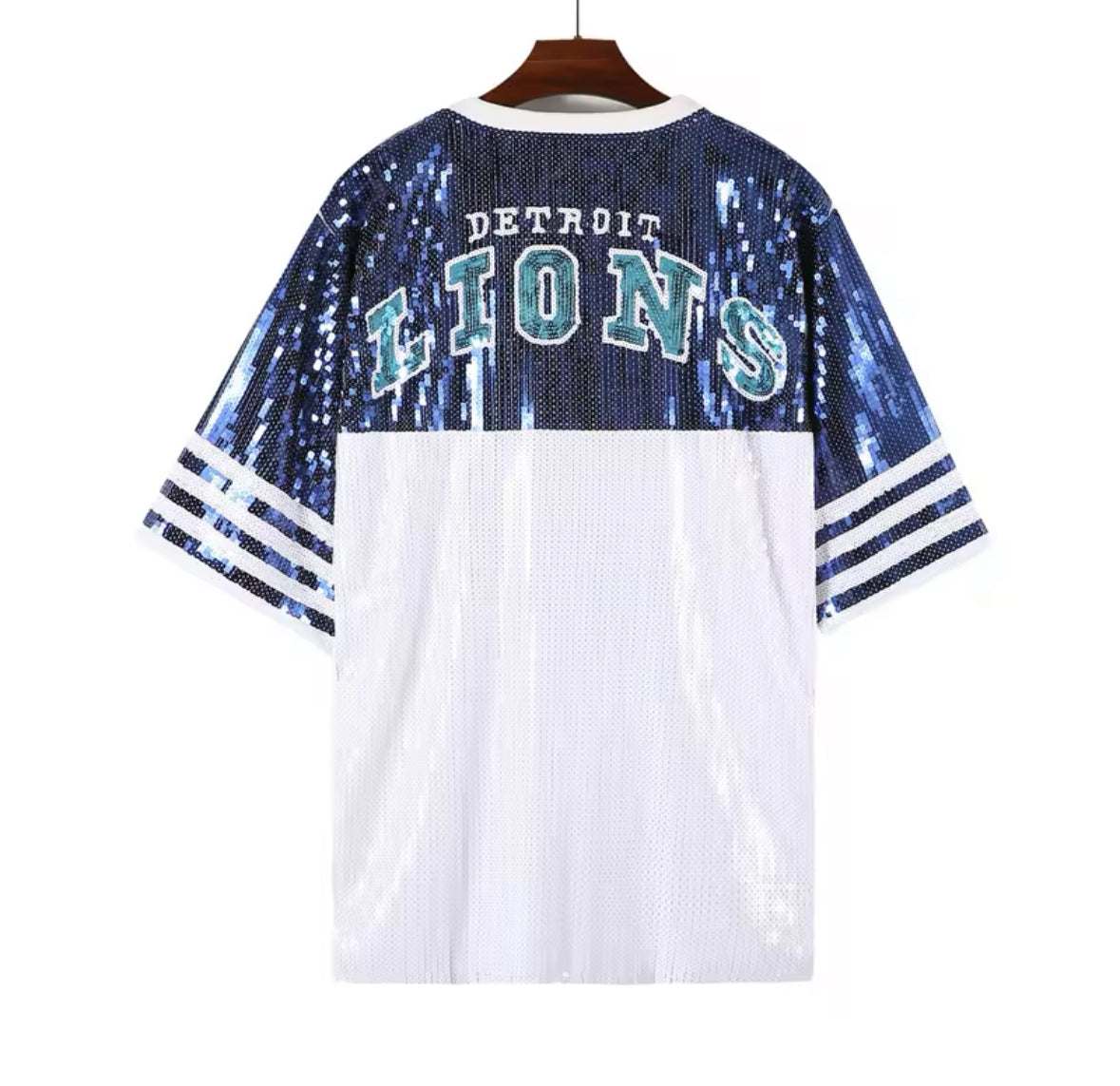 Detroit Lions Sparkly Sequin Dress – Bombshell Boutique LV
