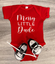 Load image into Gallery viewer, Merry Little Dude Bodysuit