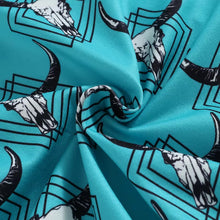 Load image into Gallery viewer, Western Shirt | Cow Skull Bodysuit | Western Bodysuit | Baby Boy Clothes