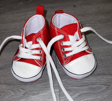 Load image into Gallery viewer, Red Baby Shoes
