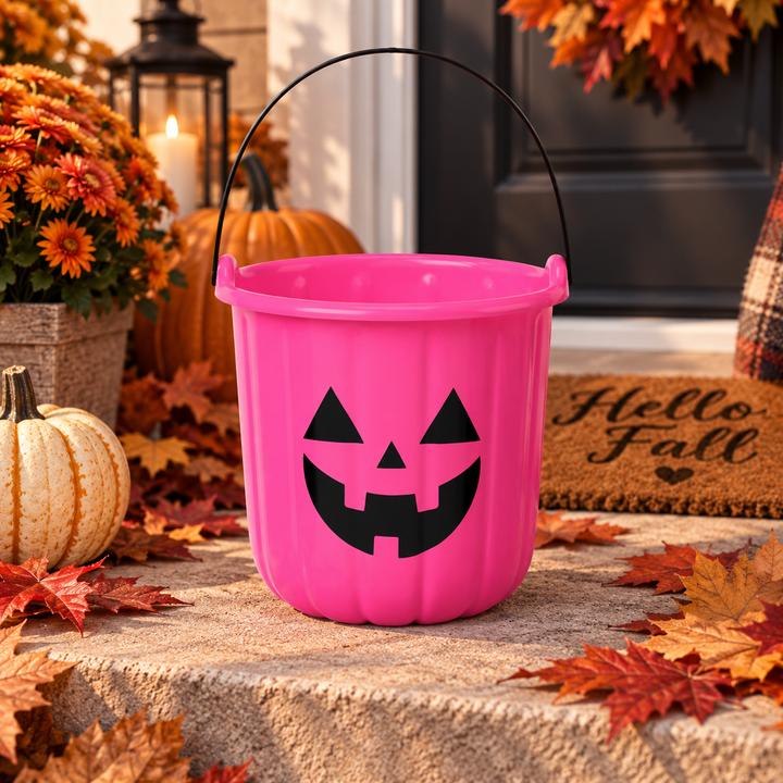 Load image into Gallery viewer, Halloween Candy Buckets Trick Or Treating Buckets Halloween Pail Bucket