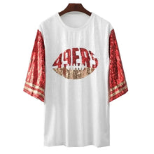 Load image into Gallery viewer, San Francisco 49ers Sparkly Sequin Dress