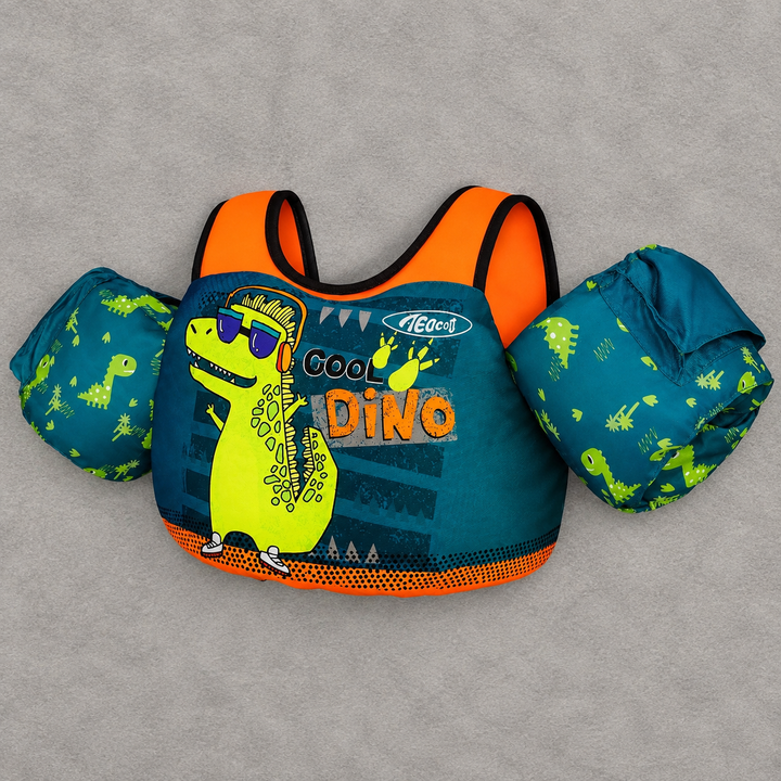 Load image into Gallery viewer, NWT - Aeocoo Dinosaur Floaties Toddler Swim Vest - Toddler Floaties Baby Swim (Copy)