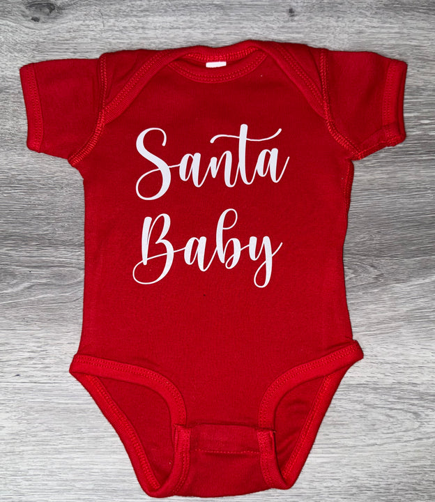 Load image into Gallery viewer, Santa Baby Bodysuit