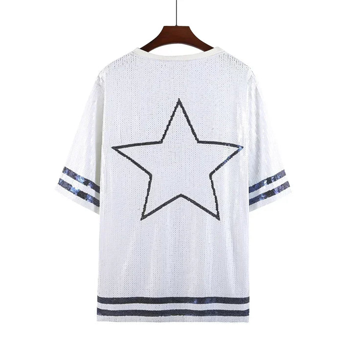 Load image into Gallery viewer, Dallas Cowboys Sparkly Sequin Dress