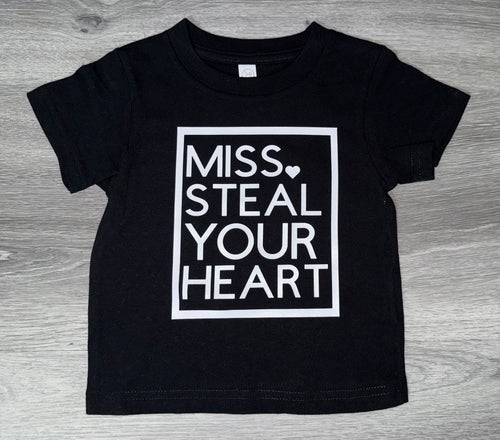 MISS Steal Your Heart Shirt -  PREMADE READY TO SHIP 24 MONTH