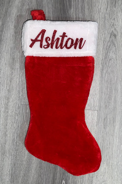 Load image into Gallery viewer, Ultra Plush Traditional Christmas Stocking 18"