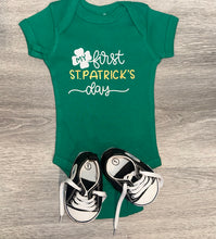 Load image into Gallery viewer, My First St Patricks Day Bodysuit