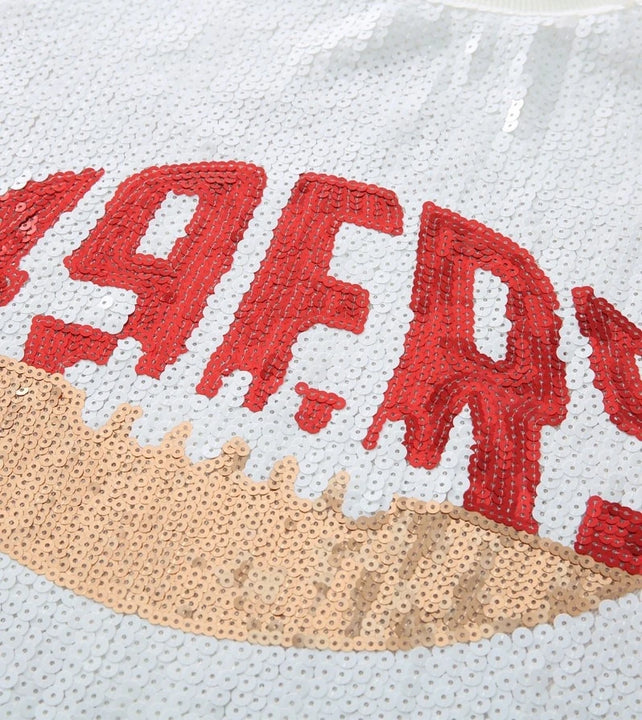 Load image into Gallery viewer, San Francisco 49ers Sparkly Sequin Dress
