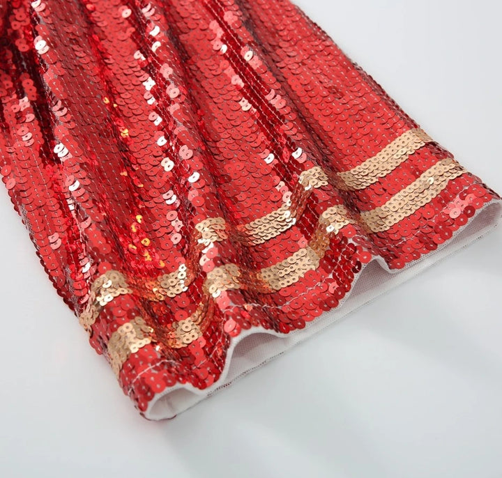 Load image into Gallery viewer, San Francisco 49ers Sparkly Sequin Dress