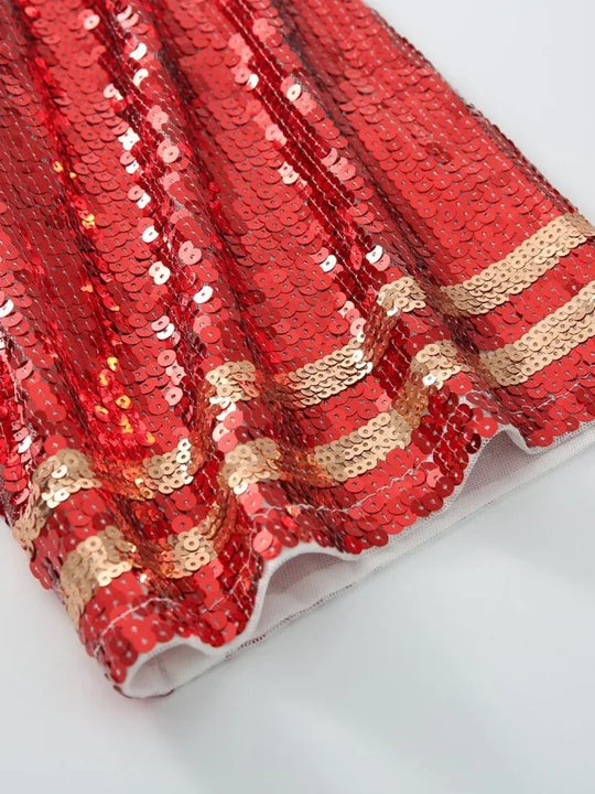 Load image into Gallery viewer, San Francisco 49ers Sparkly Sequin Dress