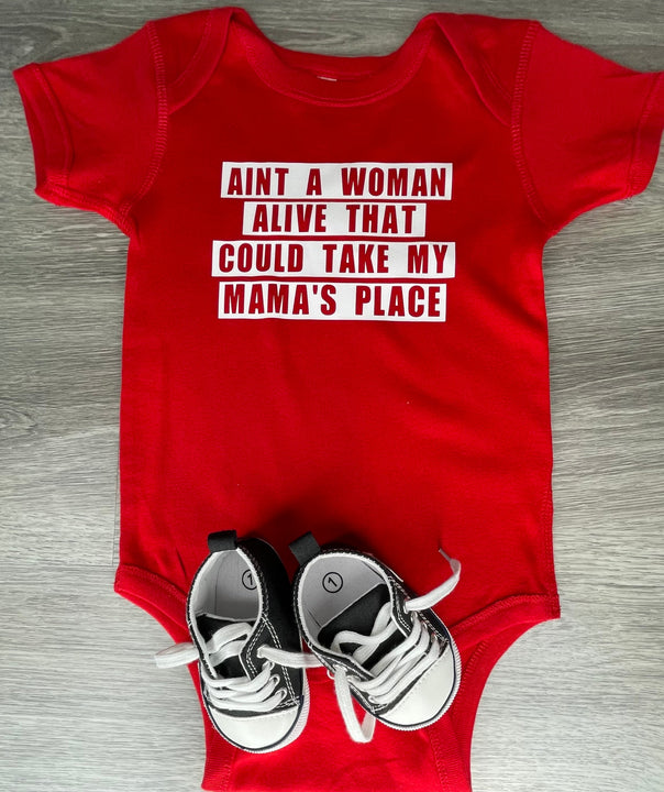 Load image into Gallery viewer, Aint A Woman Alive That Could Take My Mama&#39;s Place Bodysuit