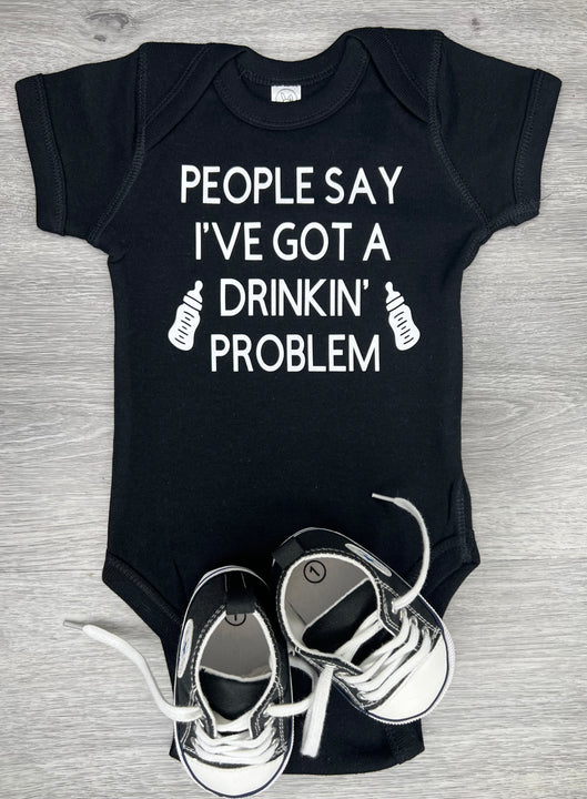 Load image into Gallery viewer, People Say I’ve Got A Drinkin’ Problem Bodysuit