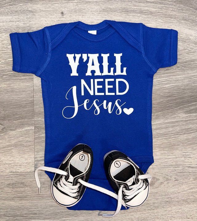 Load image into Gallery viewer, Y’all Need Jesus Bodysuit