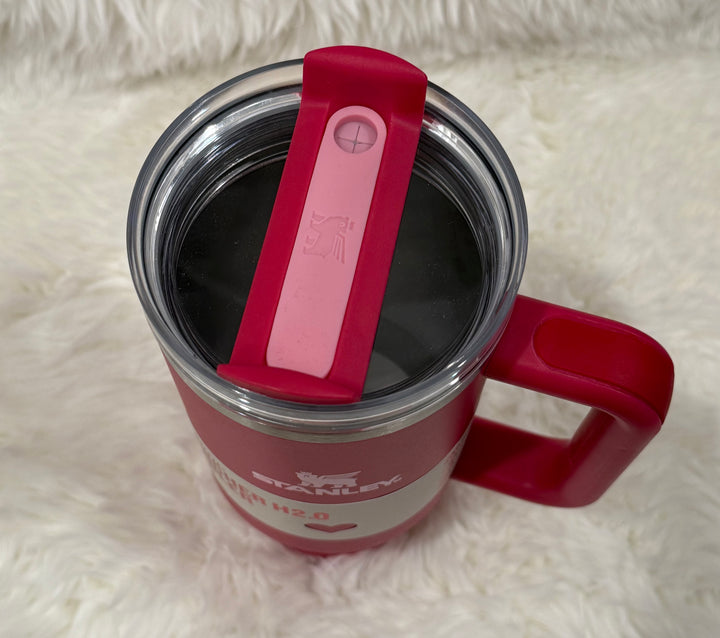 Load image into Gallery viewer, Stanley Quencher H2.0 Tumbler 40oz Cosmo Pink
