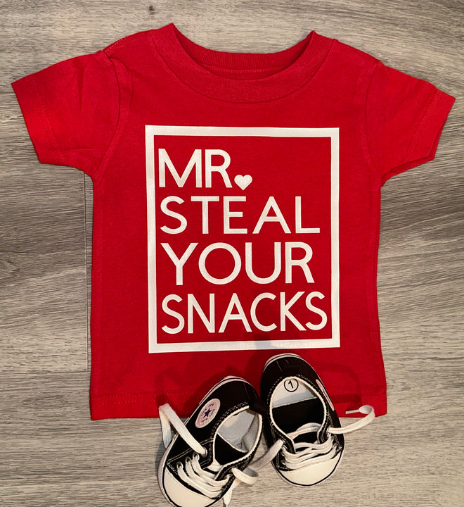 Load image into Gallery viewer, MR Steal Your Snacks Shirt