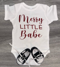 Load image into Gallery viewer, Merry Little Babe Bodysuit