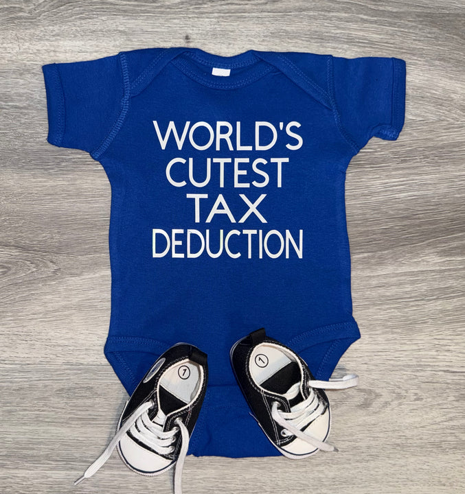 Load image into Gallery viewer, World’s Cutest Tax Deduction Bodysuit
