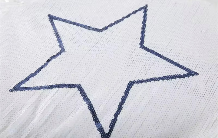 Load image into Gallery viewer, Dallas Cowboys Sparkly Sequin Zip Up Jacket