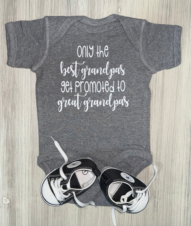 Load image into Gallery viewer, Only The Best Grandpas Get Promoted To Great Grandpas Bodysuit
