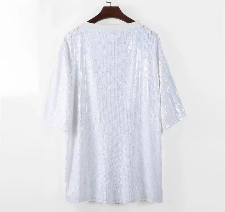 Load image into Gallery viewer, New Orleans Saints Sparkly Sequin Dress