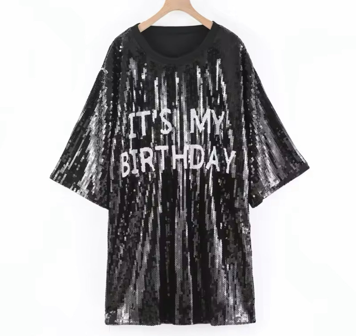 It's My Birthday Sparkly Sequin Dress Bombshell Boutique LV It's My Birthday Sparkly Sequin Dress Bombshell Boutique LV