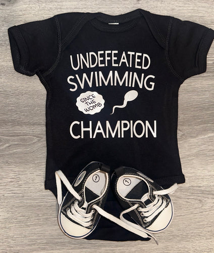 Undefeated Swimming Champion Bodysuit