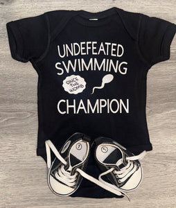 Undefeated Swimming Champion Bodysuit