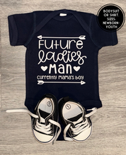 Load image into Gallery viewer, Future Ladies Man Currently Mama&#39;s Boy Bodysuit