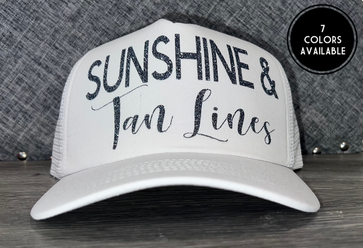 Load image into Gallery viewer, Sunshine &amp; Tan Lines Trucker Hat