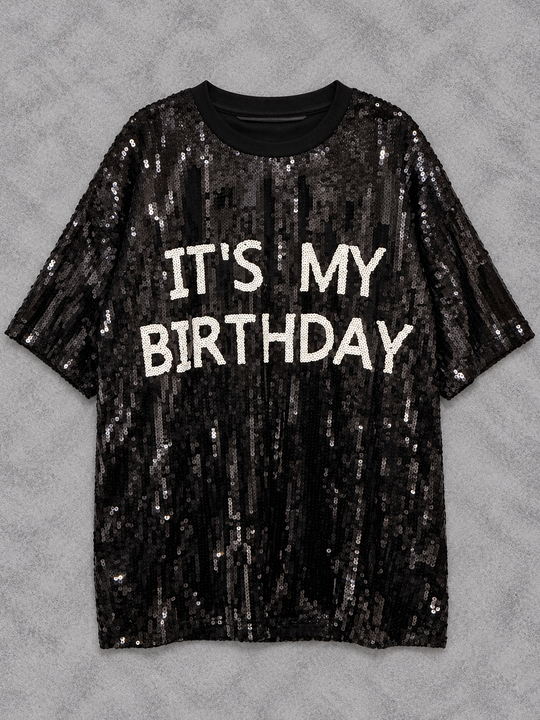 Load image into Gallery viewer, It's My Birthday Sparkly Sequin Dress