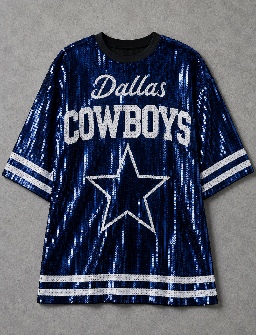 Dallas Cowboys Sparkly Sequin Dress – Bombshell Boutique LV