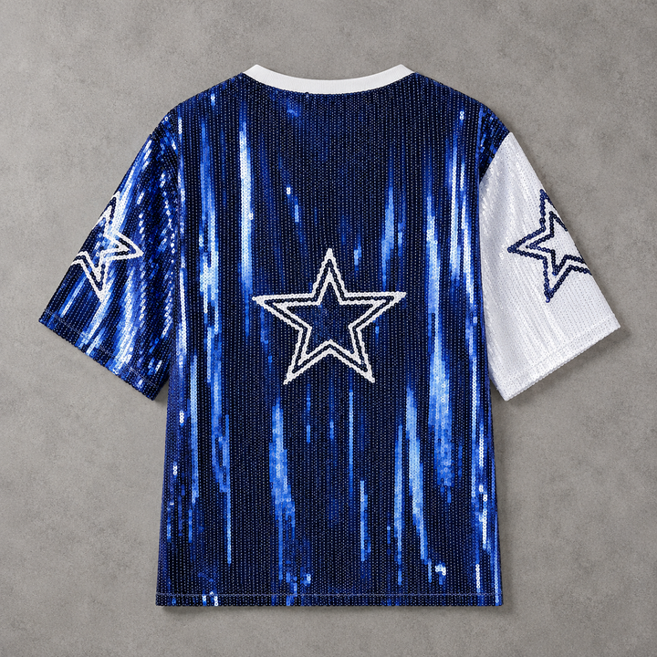 Load image into Gallery viewer, Dallas Cowboys Sparkly Sequin Dress