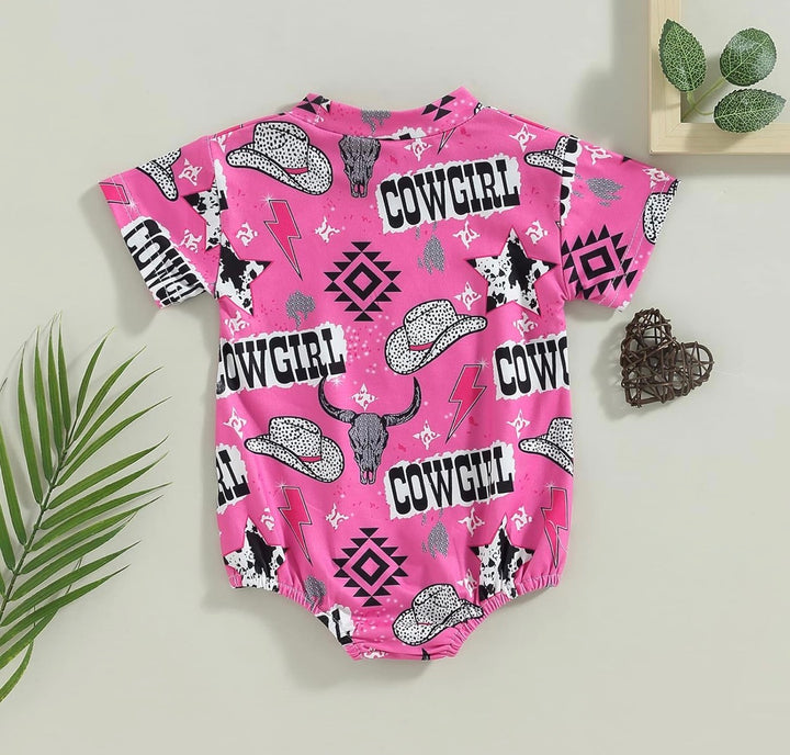 Load image into Gallery viewer, Cowgirl Bodysuit | Western Bodysuit | Baby Girl Clothes | Western Shirt |