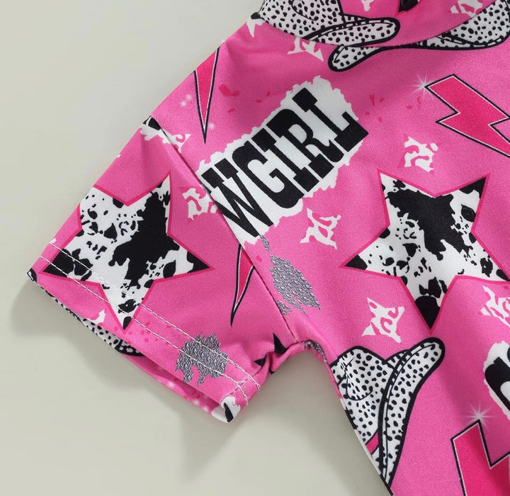 Load image into Gallery viewer, Cowgirl Bodysuit | Western Bodysuit | Baby Girl Clothes | Western Shirt |