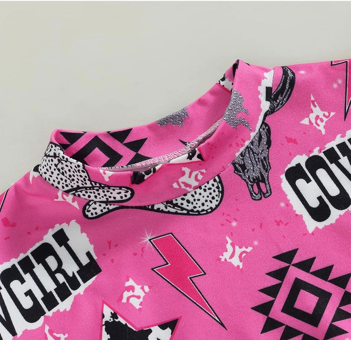 Load image into Gallery viewer, Cowgirl Bodysuit | Western Bodysuit | Baby Girl Clothes | Western Shirt |