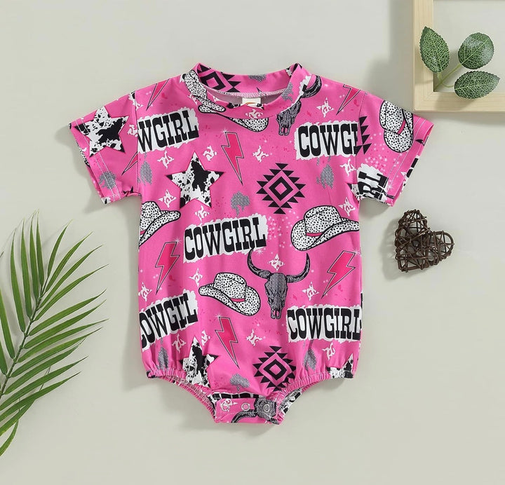Load image into Gallery viewer, Cowgirl Bodysuit | Western Bodysuit | Baby Girl Clothes | Western Shirt |