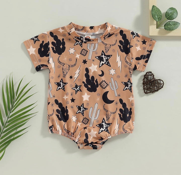 Load image into Gallery viewer, Western Cactus Bodysuit | Western Bodysuit | Baby Clothes | Western Shirt |