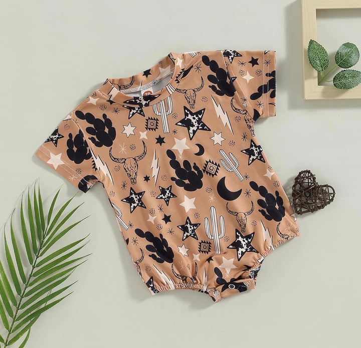 Load image into Gallery viewer, Western Cactus Bodysuit | Western Bodysuit | Baby Clothes | Western Shirt |