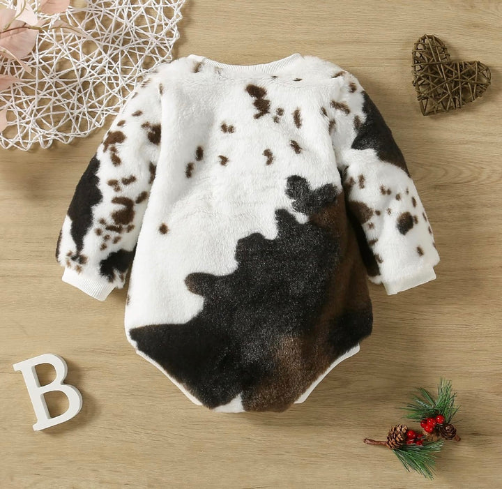 Load image into Gallery viewer, Western Baby Shirt Cow Print Bodysuit | Western Bodysuit | Baby Girl Clothes | Baby Boy Clothes