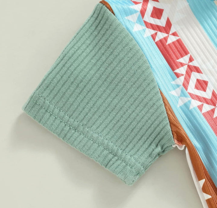 Load image into Gallery viewer, Aztec Bodysuit | Western Bodysuit | Baby Boy Clothes | Western Shirt |