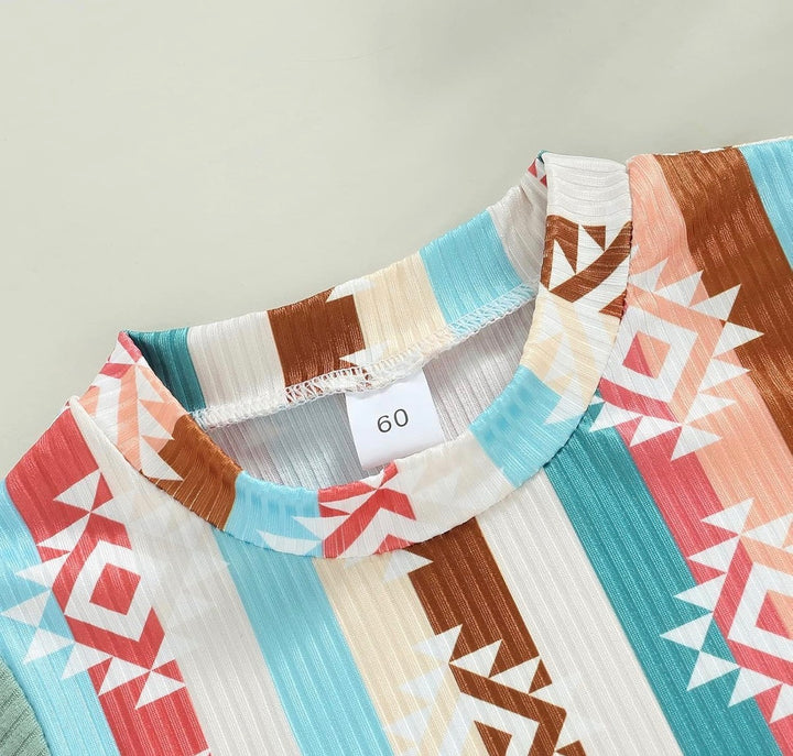 Load image into Gallery viewer, Aztec Bodysuit | Western Bodysuit | Baby Boy Clothes | Western Shirt |