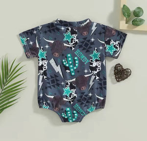 Howdy Western Bodysuit | Western Bodysuit | Baby Boy Clothes