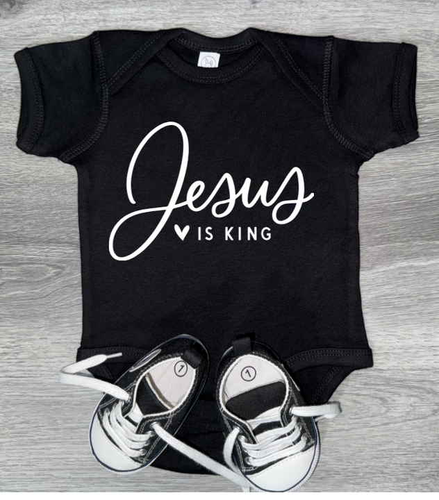 Load image into Gallery viewer, Jesus Is King Bodysuit