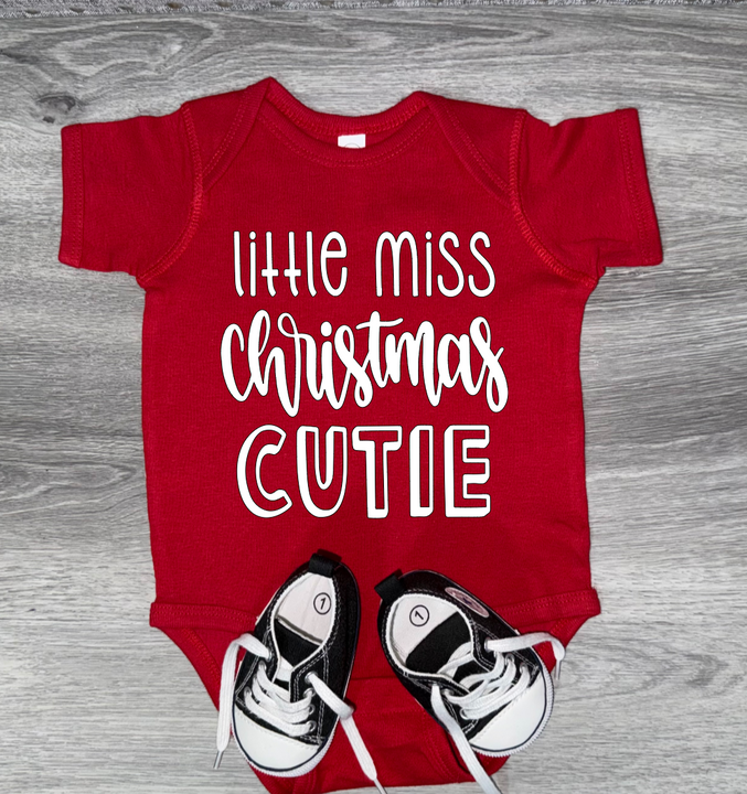 Load image into Gallery viewer, Little Miss Christmas Cutie Bodysuit