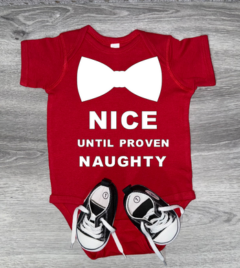 Nice Until Proven Naughty Bodysuit