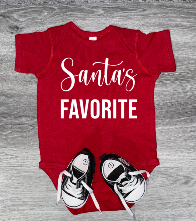 Load image into Gallery viewer, Santa&#39;s Favorite Bodysuit