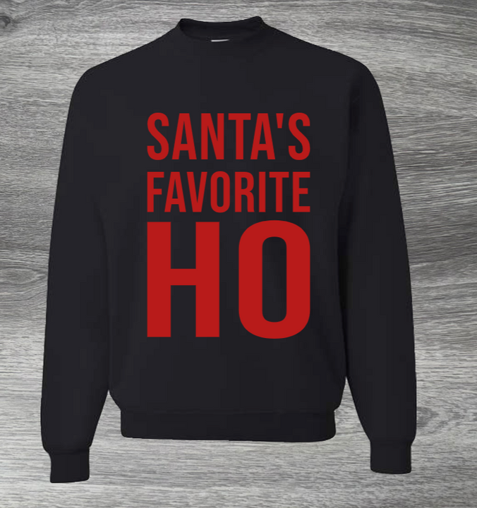 Load image into Gallery viewer, Adult Unisex Santa’s Favorite HO Christmas Sweater