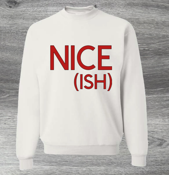 Load image into Gallery viewer, Adult Unisex Nice(Ish) Christmas Sweater